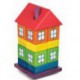 A rainbow house