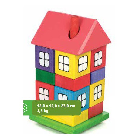 Color block house 