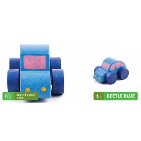 Blue car "Beetle"