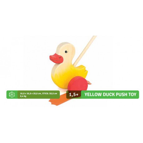 Yellow push duck