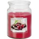Scented candle in a large glass with a lid, pack of 6 pieces