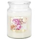 Scented candle in a large glass with a lid, pack of 6 pieces