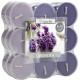 Scented candle 18 pieces in polycarbonate, collective package 24 packs