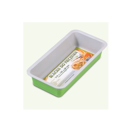 Green and gray non-stick baking tray, pack of 6
