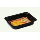 Black non-stick baking tray (embossed), pack of 10