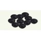 Mold with a "non-stick" protective layer, black, pack of 30 sets