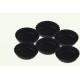 Mold with a "non-stick" protective layer, black, pack of 30 sets