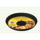 Pizza mold with non-stick protective layer, black, pack of 10