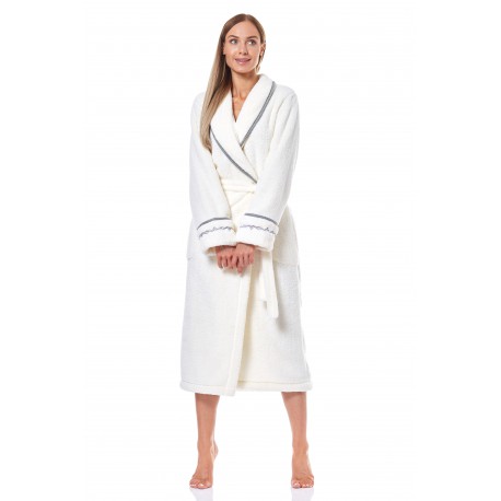 Women's long bathrobe MNK