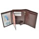 Men's leather wallet, collective packaging of 5 pieces