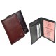 Leather cases for documents collective packaging 5 pieces