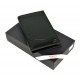 Leather case with RFID STOP card protection unisex collective packaging 5 pieces