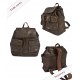 Brushed leather backpack collective packaging 5 pieces