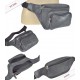 Leather hip bag made of rough leather collective packaging 5 pieces