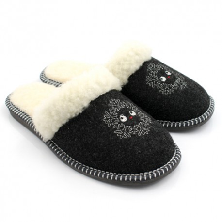 Women's insulated slippers FK-4076, pack of 10 pieces