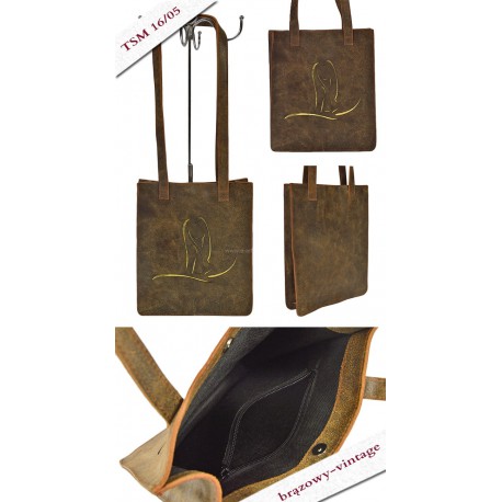 Leather Lady bag collective packaging 5 pieces