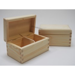 2 compartments tea box