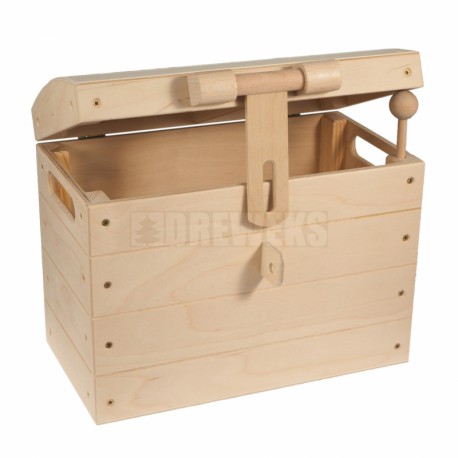 Chest with lock, pirate chest