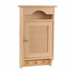Retro key cabinet with a hanger
