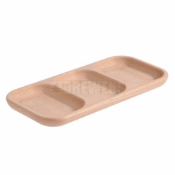 Tray with compartments