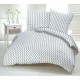 Bed linen. Deluxe cotton 100% cotton, button fastening, printed or colored - high fabric density