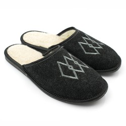 Men's warm slippers M-5018, pack of 10 pieces
