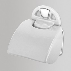 Modern white toilet paper box