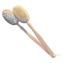 Double-sided massage brush for the back, collective packaging 24 pieces