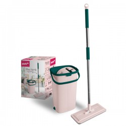 Squeezed flat mop with a bucket HANDY collective packaging 4 pieces