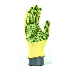 100% KEVLAR® gloves, PVC dotted