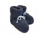 Wool slippers with a shoelace lined with trim 01, a package of 10 pieces