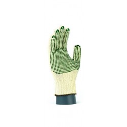 100% cotton, 7 gauge, PVC dotted gloves