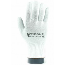100% polyester gloves, dust-free, ultra-thin, 15G