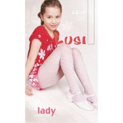 CHILDREN'S TIGHTS "LUSI" AŻUR collective packaging 5 pieces