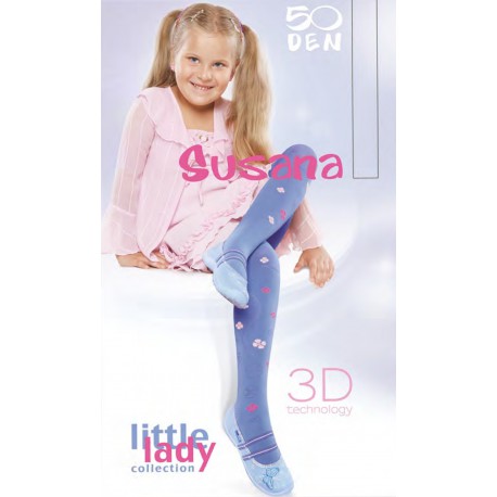 CHILDREN'S TIGHTS 50 DEN "SUSANA" 3D MICRO collective packaging 5 pieces