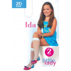 CHILDREN'S KNEE SOCKS "IDA" 20 DEN collective packaging 5 pairs