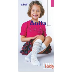 CHILDREN'S KNEE SOCKS "ANITA" AŻUR collective packaging 5 pairs