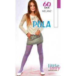 CHILDREN'S TIGHTS MELANGE "POLA" collective packaging 5 pieces