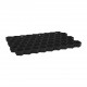 Garden grate 30mm black collective packaging 16 pieces