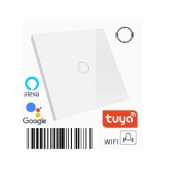 Touch switch bell 1G Wifi with glass panel