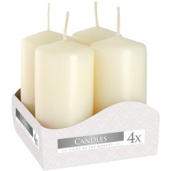 Votive candle, unscented, 4 pieces with a burning time of 9 hours, collective packaging 12 packs