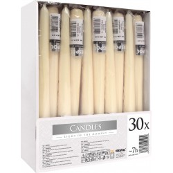 Conical candle, pack of 30 pieces