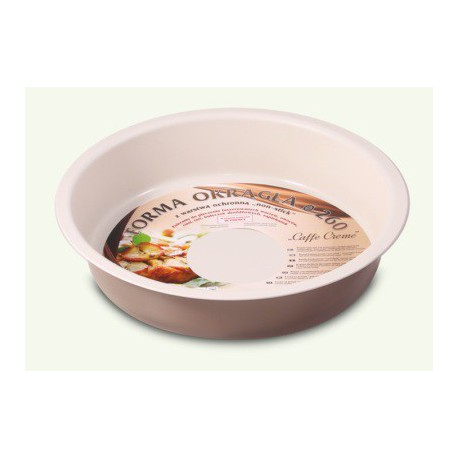 Round "non-stick" form, "caffe creme", pack of 6