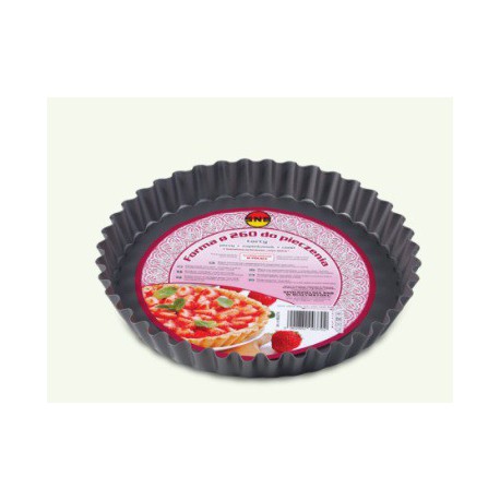 Tray and pizza pan with non-stick protective layer, gray, pack of 10