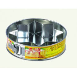 Springform cake tin with "star" insert, pack of 15 pieces