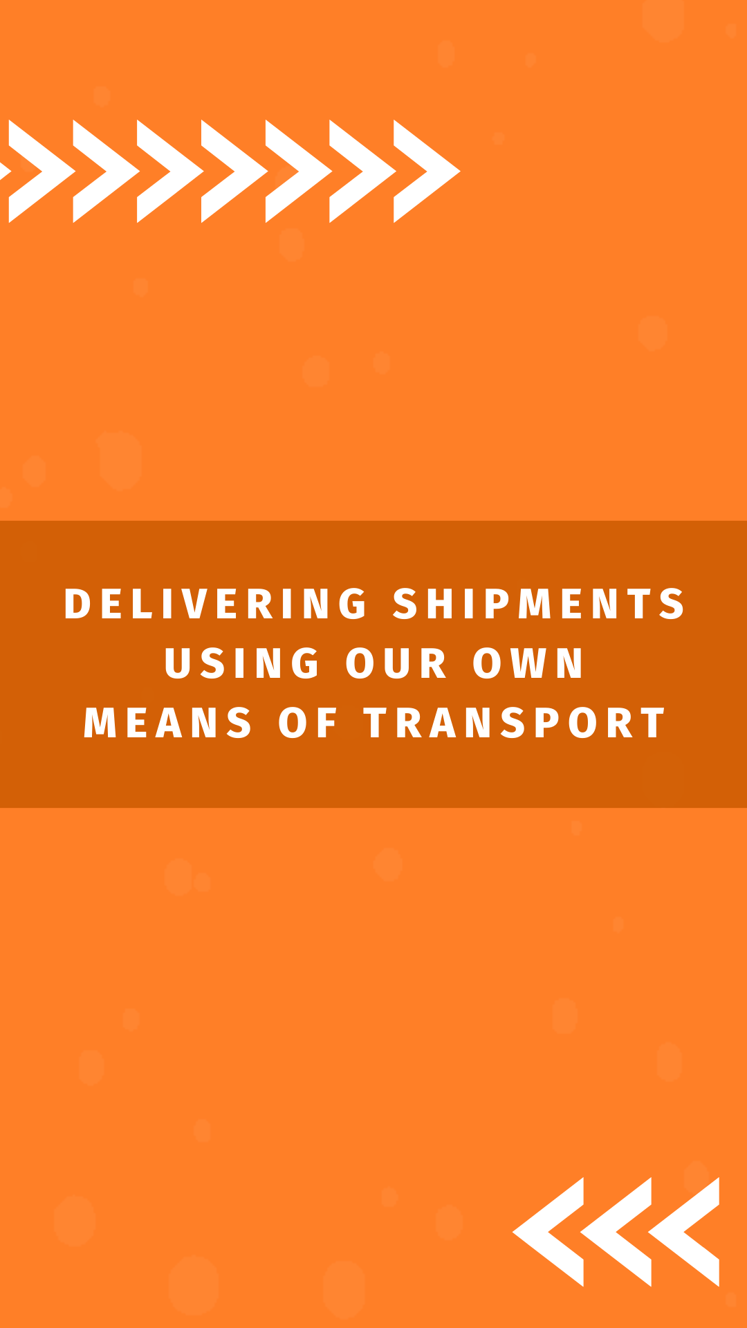 Delivering shipments at Amdoko wholesaler